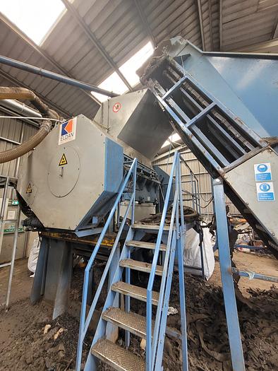 Used Eldon MPR 160T Tyre Recycling Line