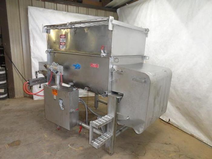 Used Rietz Dual Shaft Ribbon Blender; Md#RS-18-K5405; 1000Lbs