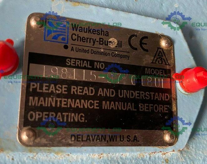 Used Tangential Flow Filtration Skid w/ Waukesha 018-UL Pump & GE MaxCell Cartridge