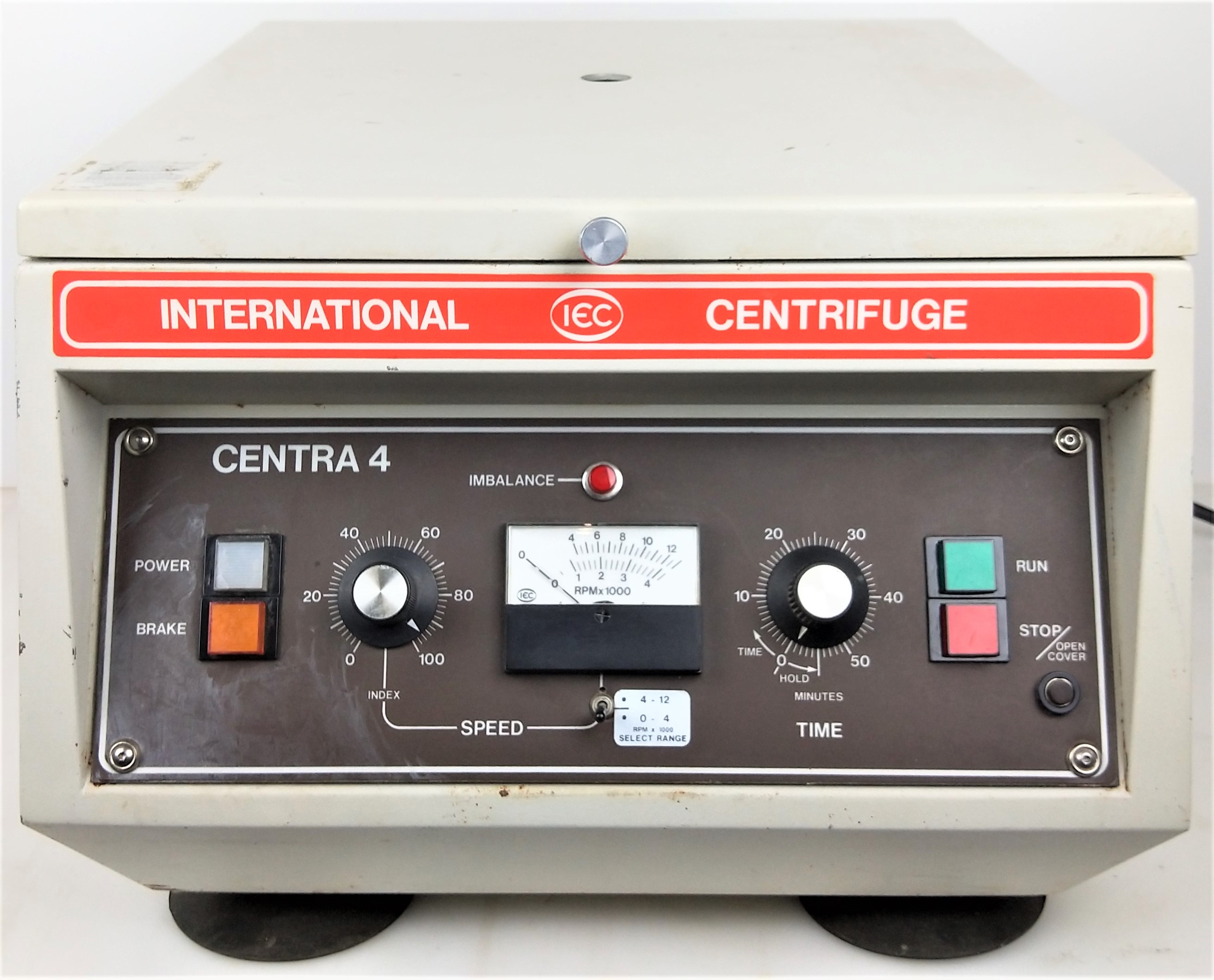 Used IEC Centra-4 High-Speed Centrifuge with IEC 215 Rotor - 4 x 50mL