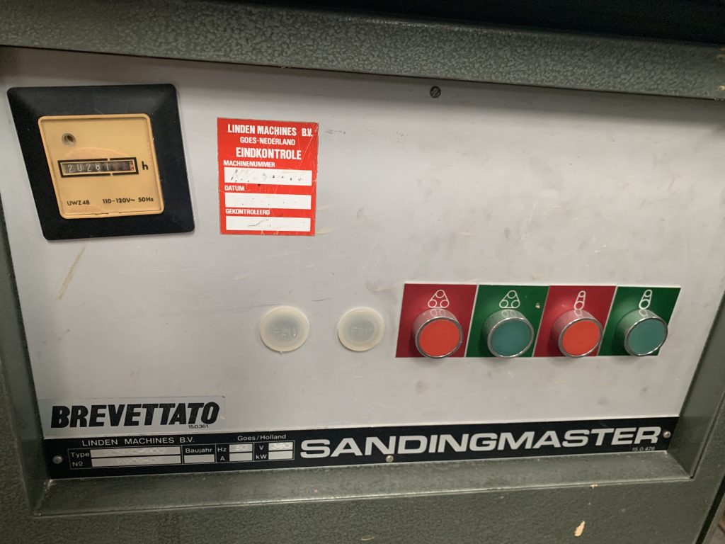 Usato Levigatrice calibratrice Sandingmaster, rullo e tampone, da 900mm