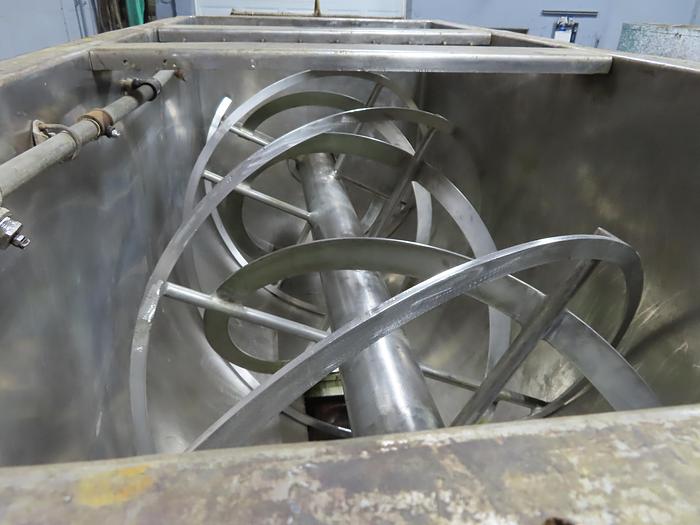 Used 100 CU. FT. STRONG SCOTT RIBBON BLENDER - S/S - 20 HP