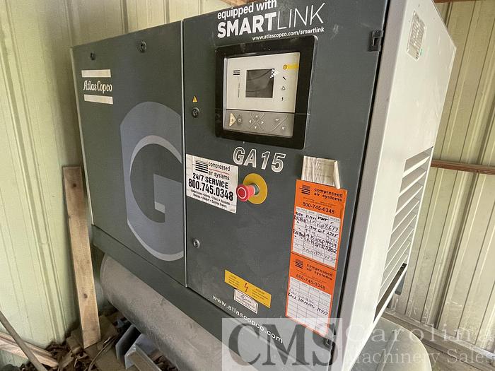 Used Atlas Copco GA15 45 HP Compressor
