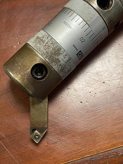 Used USED-SWISS MADE 46866 CAT 45 W/EXTENSION 41265 & WITH C/O SWISS MADE 18035 ADJUSTABLE BORING HEAD