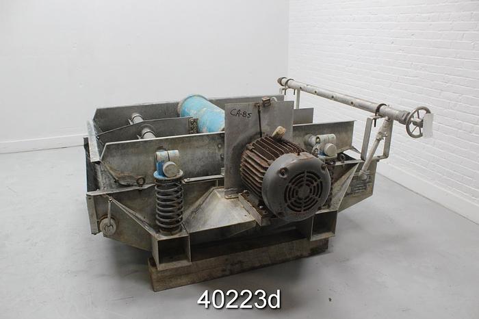 Used Black Clawson Wandel Vibrating Screen #40223