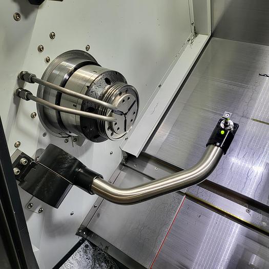 Used 2021 DOOSAN LYNX 2100LSYA Live Tooling / Y-Axis / SubSpindle/ Bar Feeder CNC Lathe ***Low Hours***