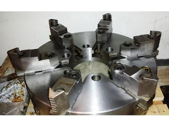 Used Bison 15-3/4" 6-Jaw Adjustable Scroll Chuck