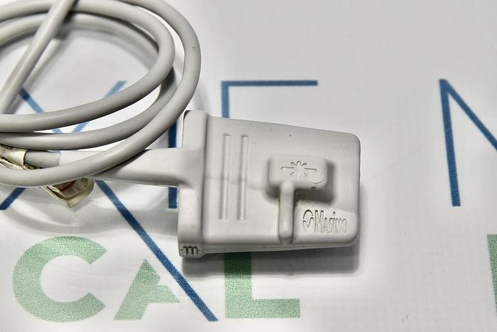 Used Masimo 2653 LNCS DBI Adult Soft Shell Finger SpO2 Sensor LNCS 9 Pin Connector