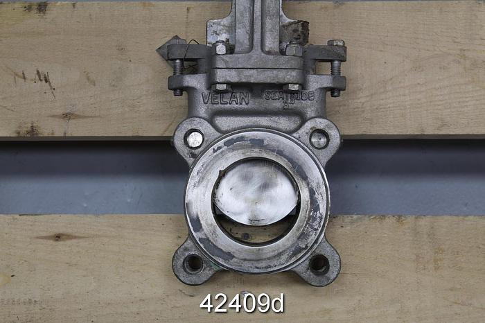 Used Velan Model A 3" Hand Operated Knife Gate Valve #42409