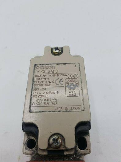Used OMRON INTERLOCK SWITCH D4BS-3AFS