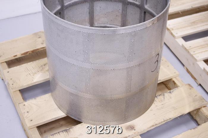 Used Bird 10 Inner Screen Basket, Holes 0.078" #31257