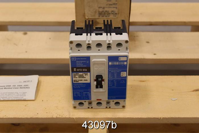 Unused Cutler Hammer HFD3050 Circuit Breaker #43097