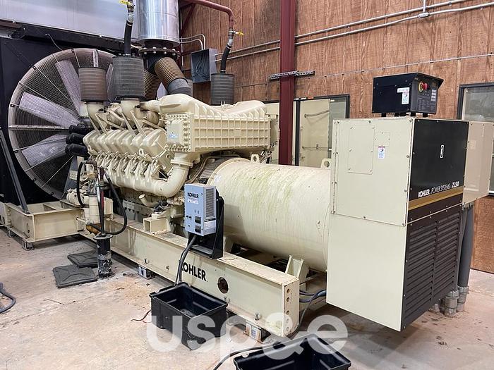 2 MW 2007 New Kohler 2250REOZDC Diesel Generator