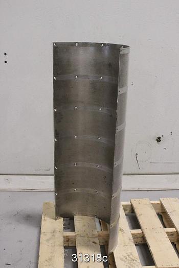 Used Beloit Jones Spare Plate Section For Pressmaster 18 Dewatering Screw #31318