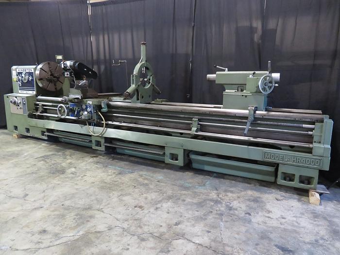 Used Kingston HR-4000 34" x 160" Heavy Duty Engine Lathe