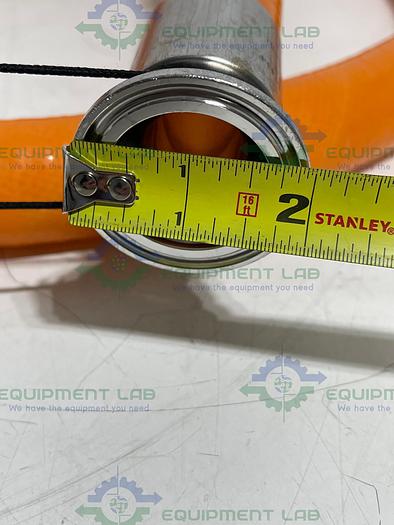 Used Saint Gobain HOSSMP-16 Pure Fit 86" Hose w/ 1 1/2" Sanitary Fitting 125PSI