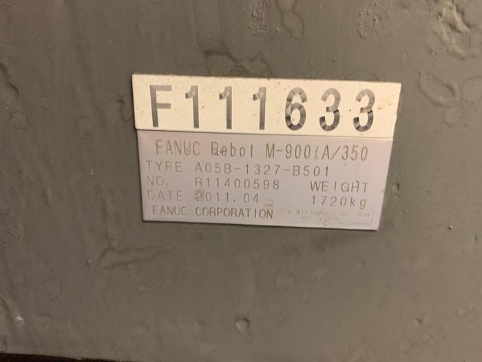 Used FANUC M900iA/350 6 AXIS CNC ROBOT WITH R30iA CONTROLLER 350KG X 2650mm REACH