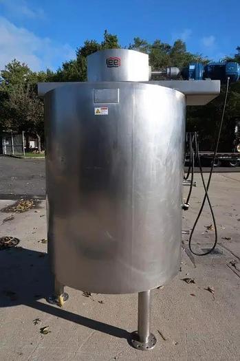 Used 500 GALLON LEE DOUBLE MOTION KETTLE/TANK - 316 S/S - 100 PSI JACKET