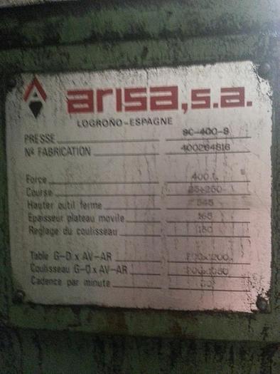 Used Press Trimming Arisa SC400-S