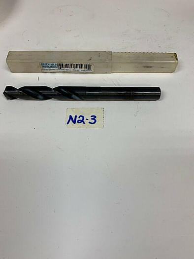GREENFIELD Shank Drill Bit Style 190 Size:17/32 HSS 1/2” Reduced She