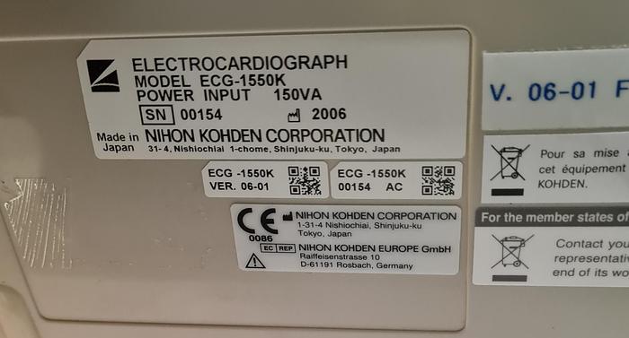Gebraucht ECG1550K NIHON KOHDEN 00154