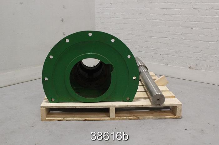 Used Beloit Shark Model A Horizontal Pulper Drive Housing and Shaft Assembly #38616