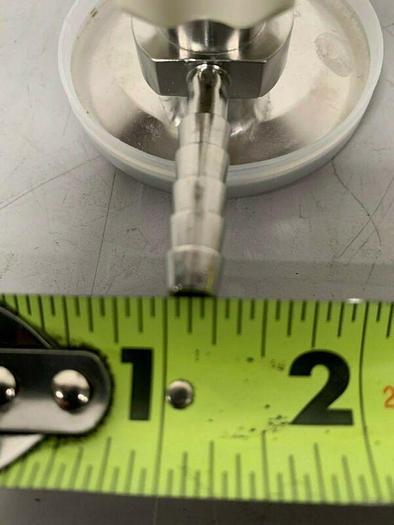 Used ITT Pure-Flo 316L Sample Valve w/ 2.5" Inlet & 1/4" Outlet