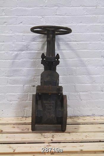 Used Mueller 6" Outside Stem And Yoke Hand Operated Knife Gate Valve #28719
