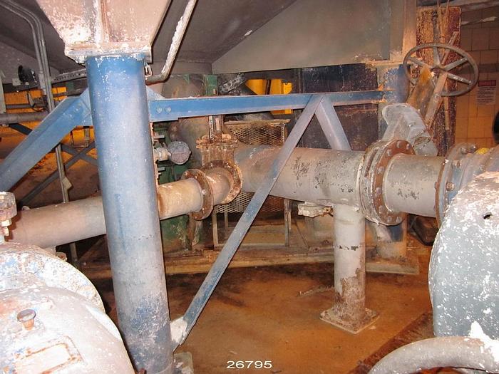 Used Voith Morden 54/43 HOAGV Pulper, 17.5 Feet Diameter (2000 Cubic Feet) All 316L Stainless Steel Tub. Voith Gv-15 Gear Drive With 400 Hp Motor. 200 Rpm Hog Style Stainless Steel Rotor. Extraction Plate Has 0.75" Diameter Holes. New In 1989. #26795