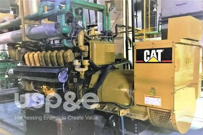 Used 15.4 MW 2005 Used Caterpillar 3516 Natural Gas Generator Sets