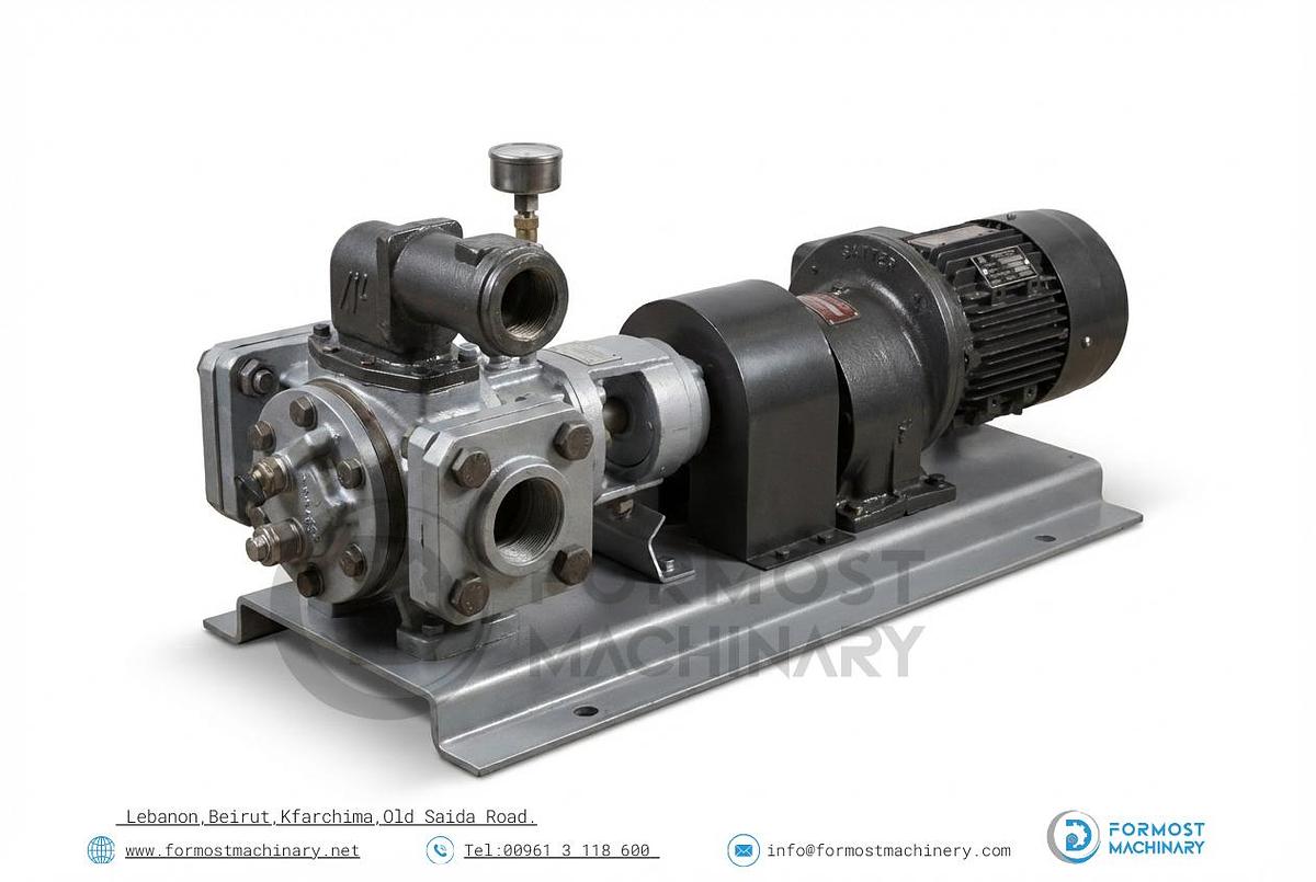 Used Brook Crompton Geared Motor with Peter Rayner Gearbox