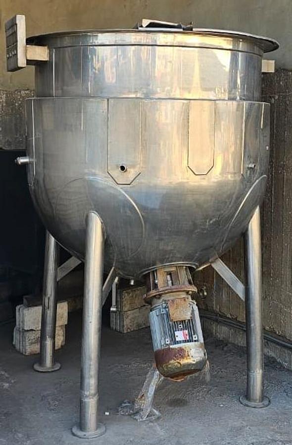 Used 2,000Kgs Stainless Steel Dissolver