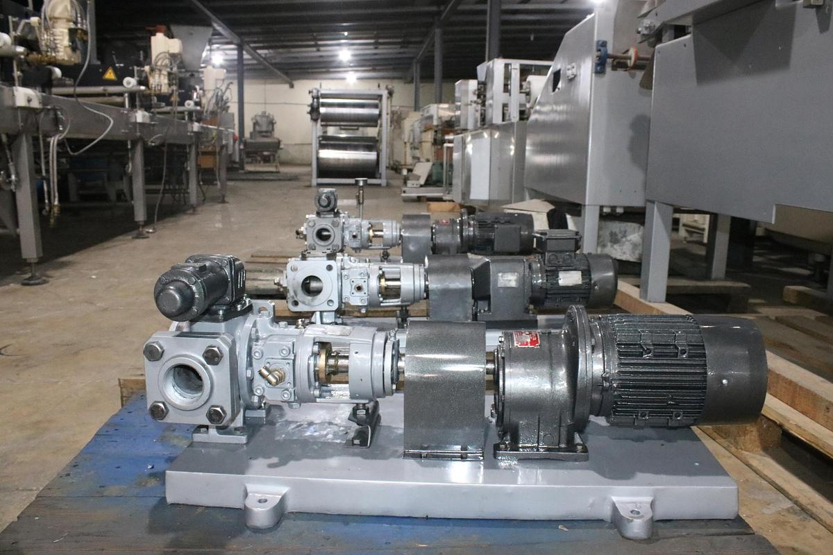 Used Brook Crompton Geared Motor with Peter Rayner Gearbox