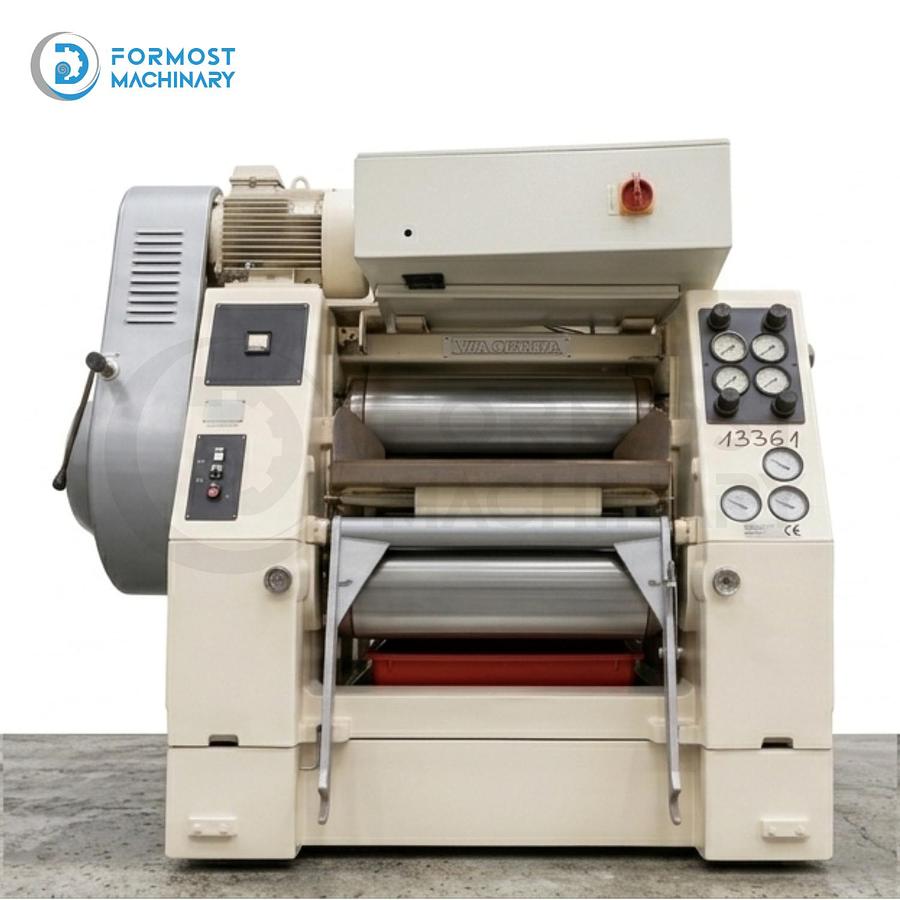 Refurbished Nagema Three Roll Refiner Type 813/1.2