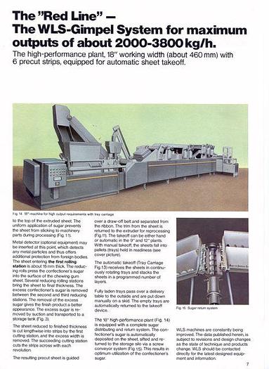 Refurbished WLS Rolling & Scoring Line