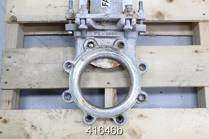 Used Fabri-Valve 6" Hand Operated Knife Gate #41646