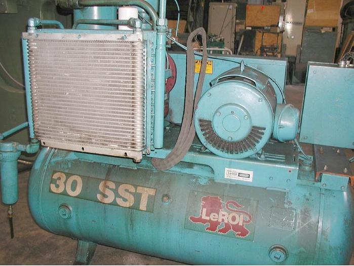 Used LE ROI, No. 30SST, 30 HP, ROTARY SCREW AIR COMPRESSOR