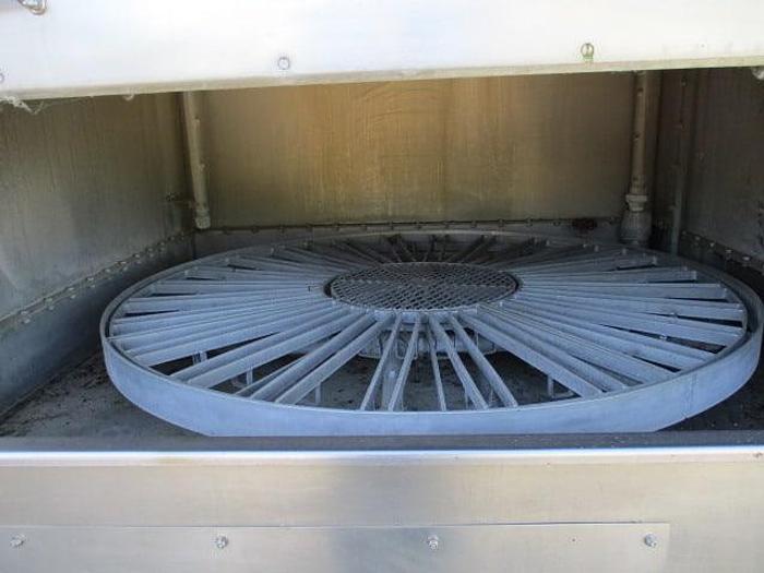 Used Tray/Baking Pan Washer; Rotary loading tray