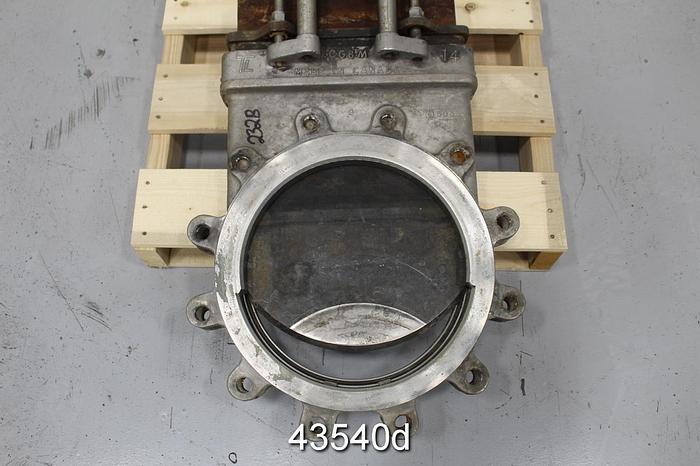 Used True Line 14" Hand Operated Knife Gate Valve #43540