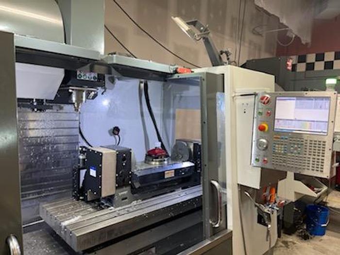 Used 2017 HAAS VF-3YT 5-Axis CNC Vertical Machining Center