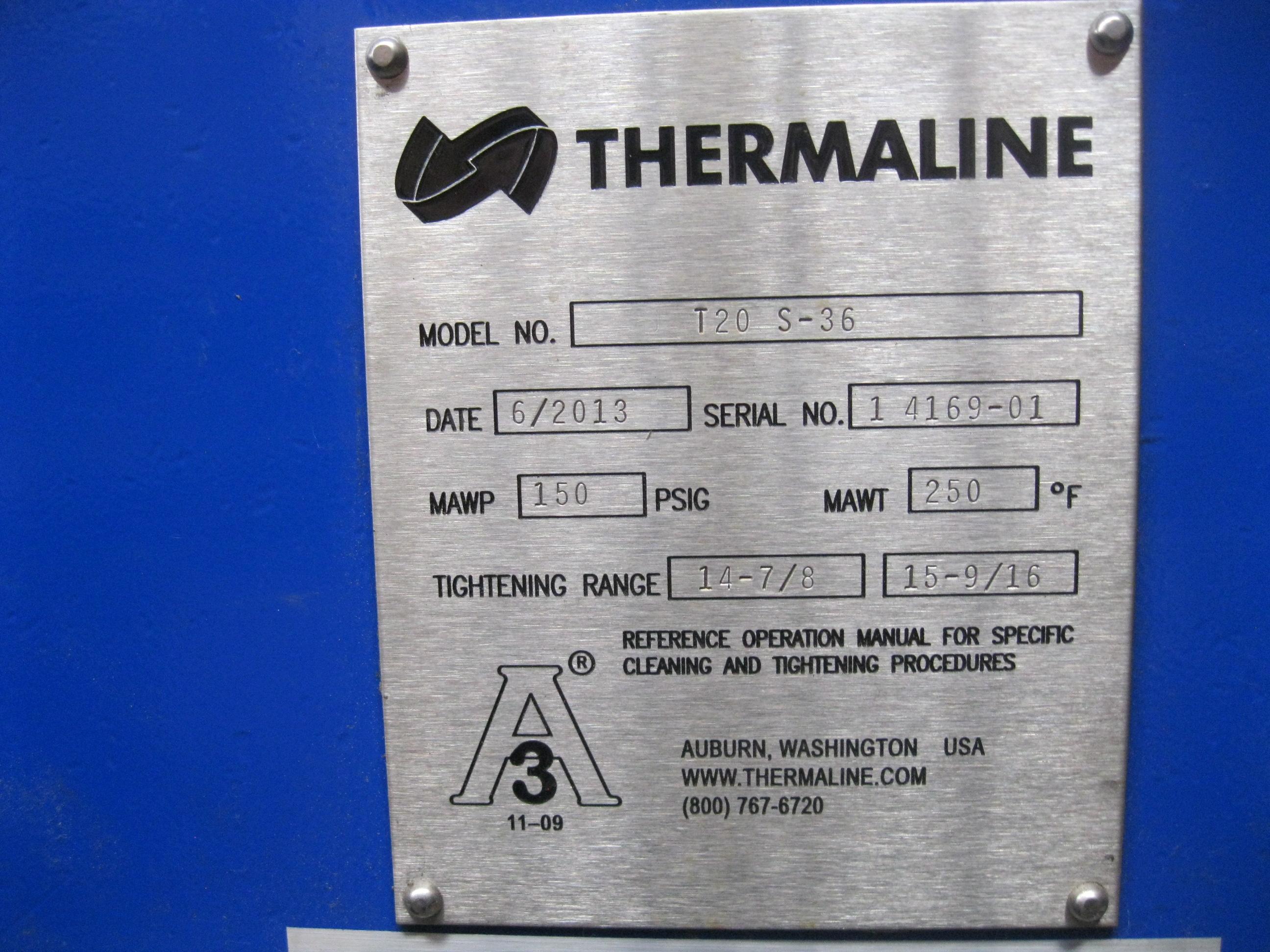 Usado THERMALINE PLATE HEAT EXCHANGER