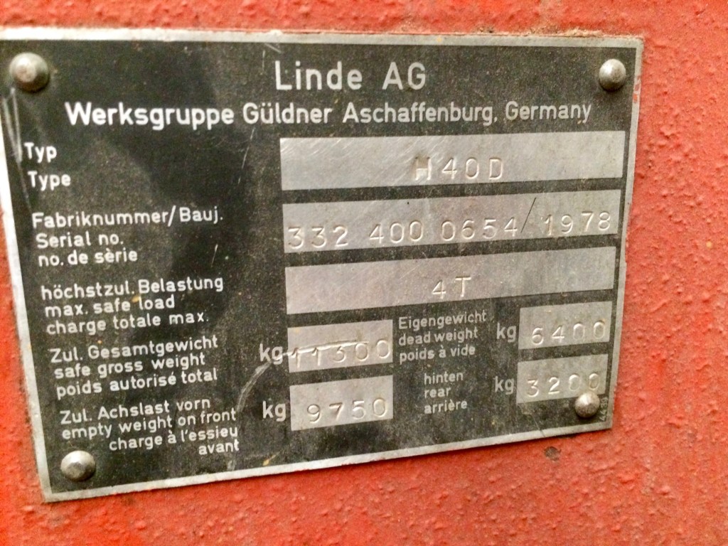 Usato SOLLEVATORE DIESEL LINDE H40