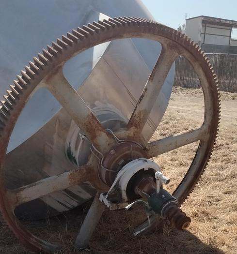 Used Mixer, Conical, 250 CF, Tolan, 316 S/st, Slant Cone, 25 HP, #S741479