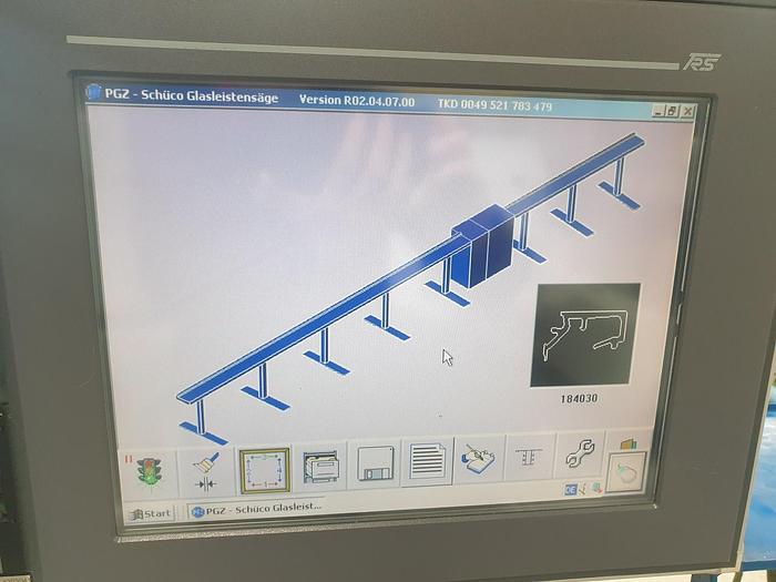 Gebraucht Glasleistensäge Schüco PGZ +