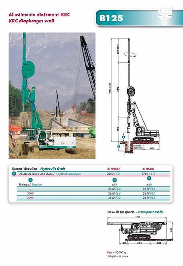 Used 2000 Casagrande B125 Drill Rig - Crawler - Sold
