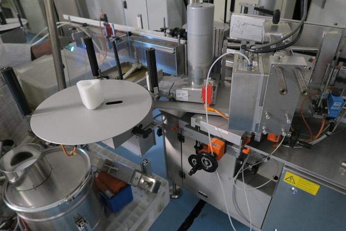 Used Herma Bottle Labeller