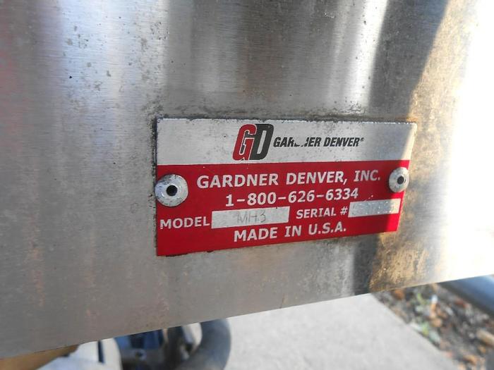 Used GARDNER DENVER BLOWER SYSTEM TRUCK  BLOWER #GD150ACW 1800MAX RPM, HYDROPACK  COOLER MODEL MH3 SN# S307823 WITH MACHINE SERVICES HYD PUMPS