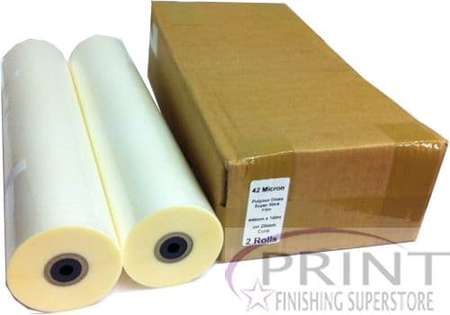 OPP Superstick Digital Laminate Film Roll - Gloss 445 x 125m 42 Micron 25mm Core