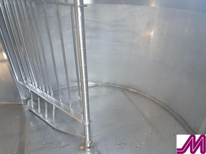 Used Damrow Double O Stainless Steel Cheese Vat Capacity 10,000 Litres