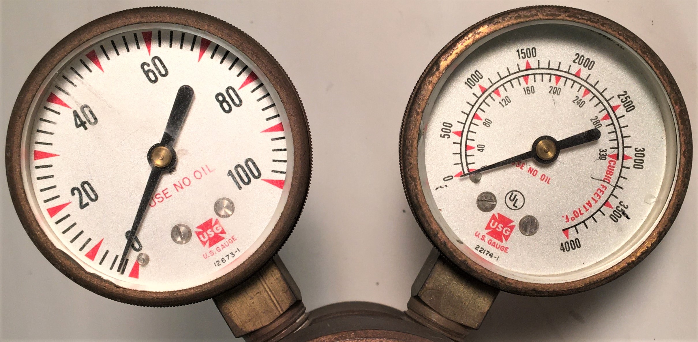 Used National Welding Dual Stage Pressure Regulator